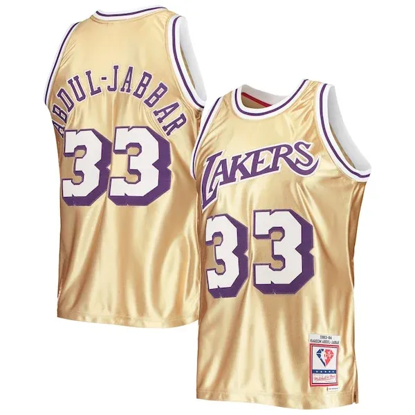 Kareem Abdul-Jabbar LAL Swingman Jersey - authentic NBA casual