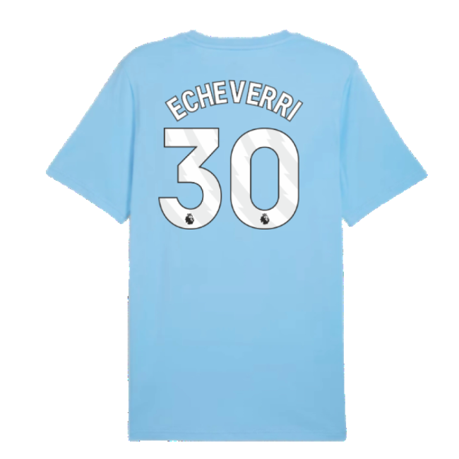 Licensed 2024-2025 Man City English T-Shirt Uniform