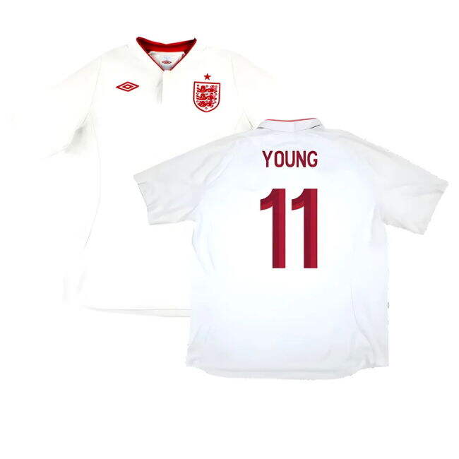 Official 2012-2013 England EURO Home Jersey (Young 11)