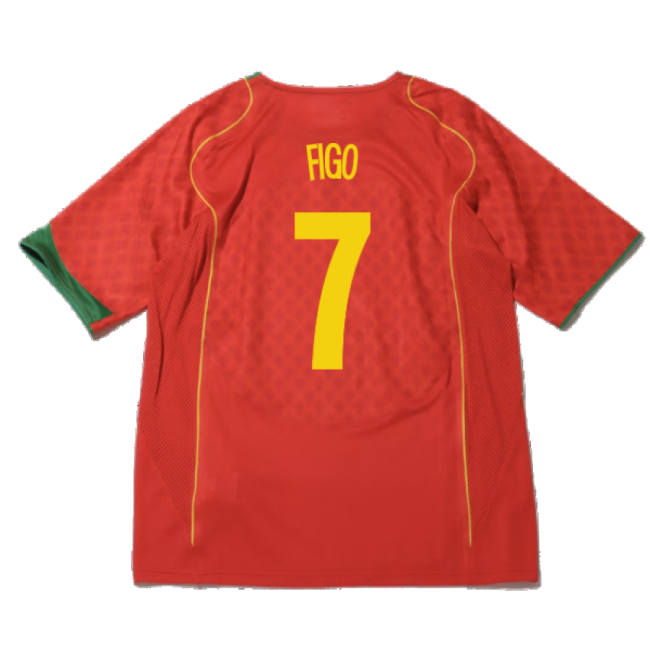 Portugal 2004 Reissue Traditional Home Jersey Shirt (figo 7