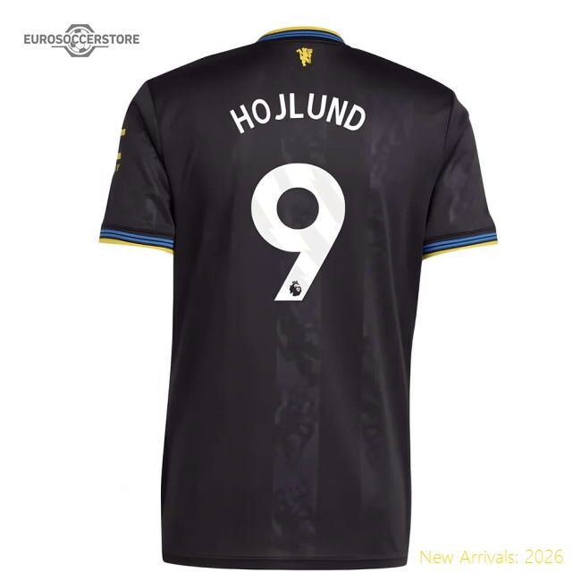 Premium 2025-2026 Manchester United Third Shirt (hojlund 9) - Premium