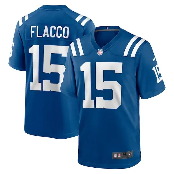 None Joe Flacco Game Jersey - Royal | NFL Player Jersey | NFL Football
