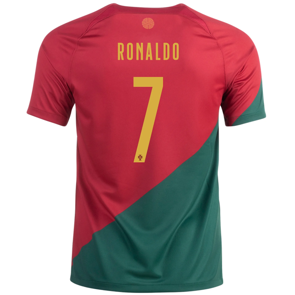 Men Por Ronaldo Portugal Home Home Official Jersey 2022