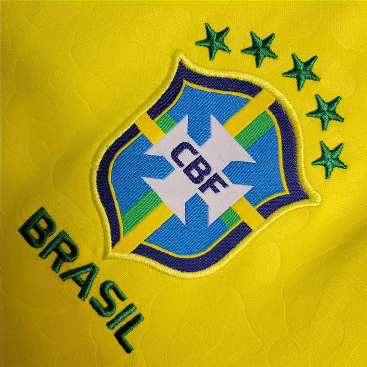 BRAZIL WORLD CUP 2022 HOME LONG SLEEVE SHIRT - World Cup Collection