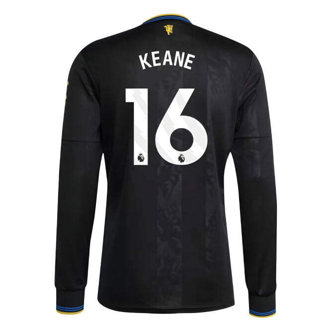 2025-2026 Man Utd Long Sleeve Third Shirt (Keane 16)