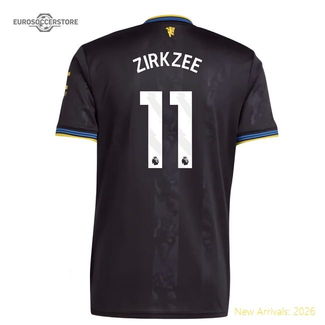 Premium 2025-2026 Manchester United Third Shirt (zirkzee 11)
