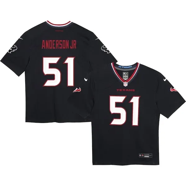 None Will Anderson Game Jersey - Navy | NFL Player Jersey | NFL Footba