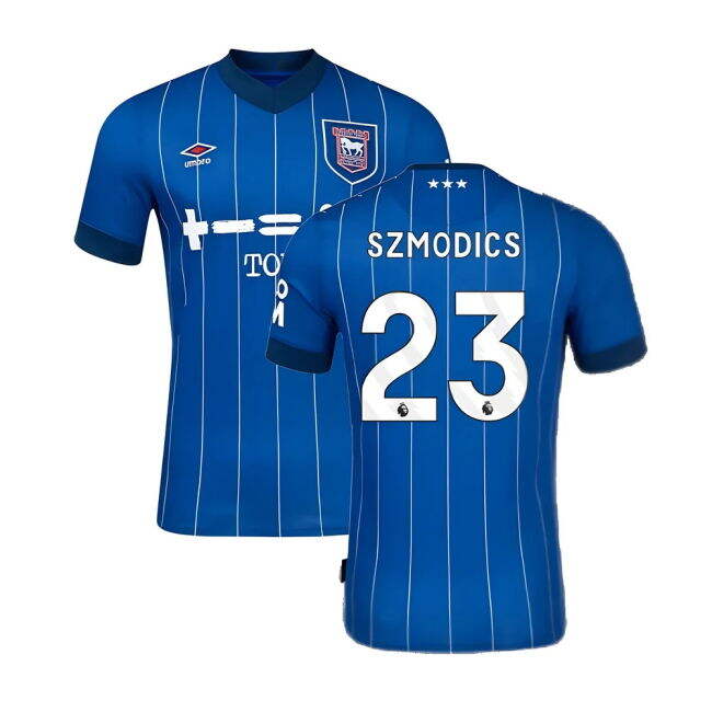 2024-2025 Ipswich Town Home Shirt (Szmodics 23) (Match Day)