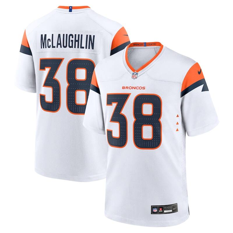 None Jaleel McLaughlin Denver Broncos Budget-Friendly Game Jersey