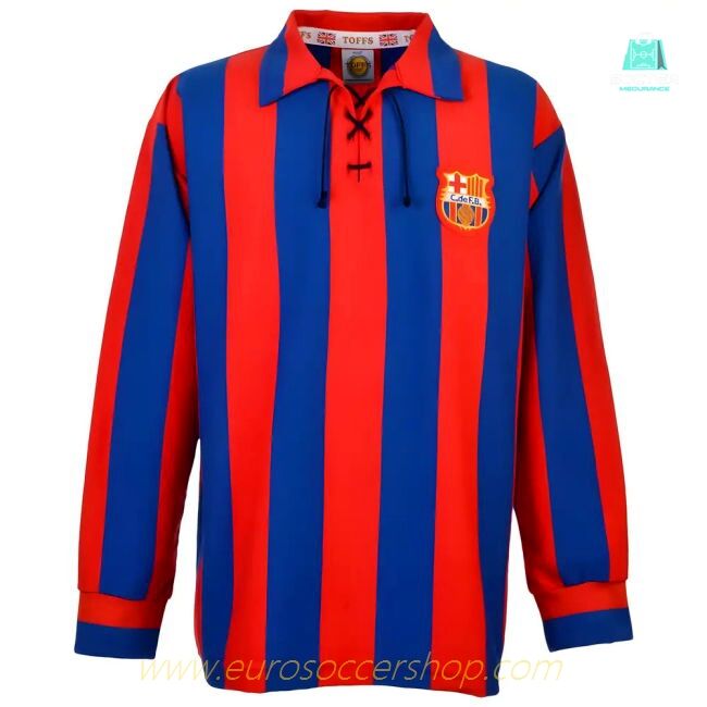 Barcelona 1950s Retro Football Shirt
