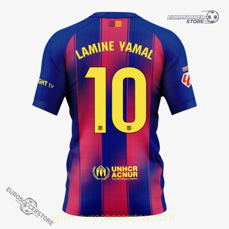 25-26 Season Barcelona Home Player Version Jersey - LAMINE YAMAL #10