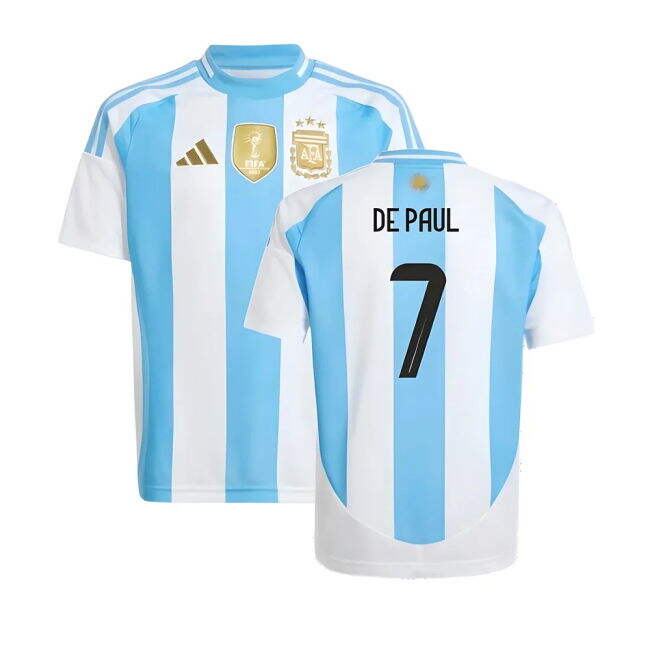 Original Replica Argentina Home Supporter Kit for Kids (1)