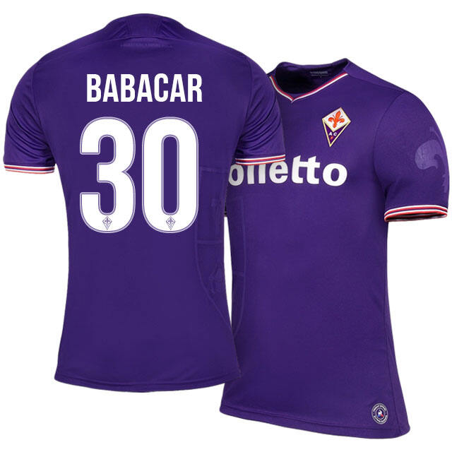 Fiorentina Home 201718 30 Khouma Babacar Soccer Jersey Shirt -