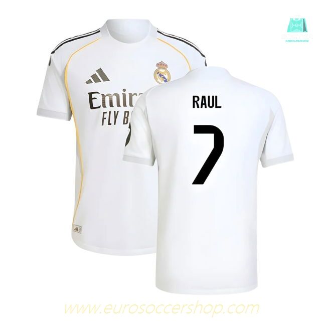 2025-2026 Real Madrid Authentic Home Shirt (Raul 7)