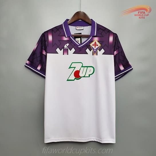 Fiorentina Visiting Football Strip 92 to 93