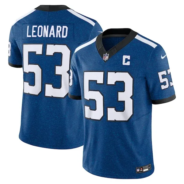 None Shaquille Leonard Limited Jersey - Blue | NFL Player Jersey