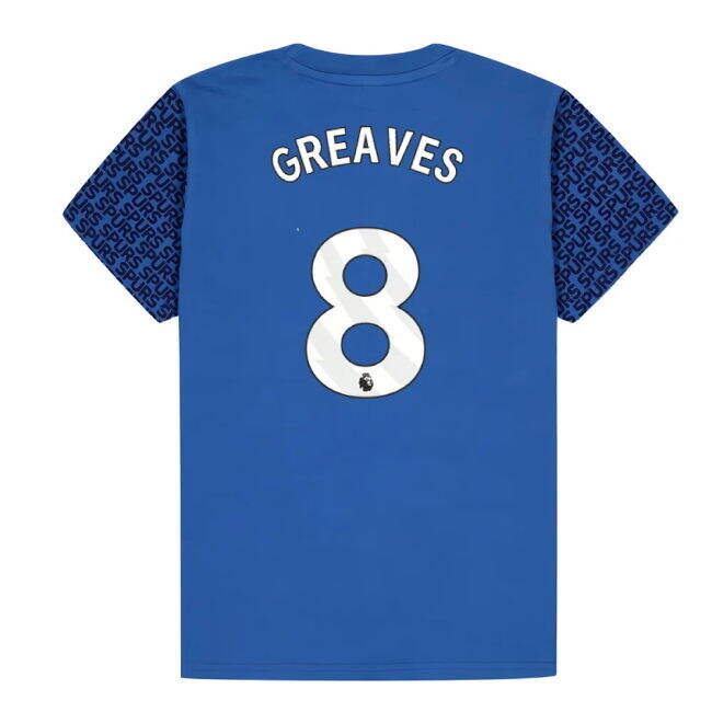 Spurs Tottenham Hotspur Graphic T Shirt Blue Kids Greaves #8 Match ...