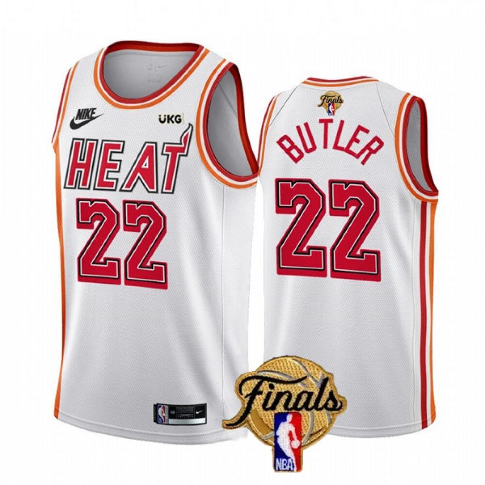 Collector's Item Official Men's Heat #22 Jimmy White Basketball Jersey