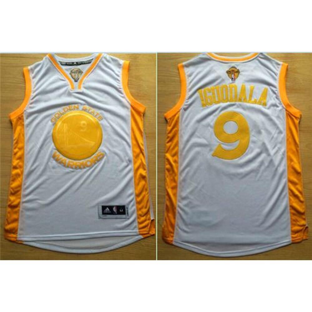 Authentic 9 White Jersey - - Basketball Fan Gear