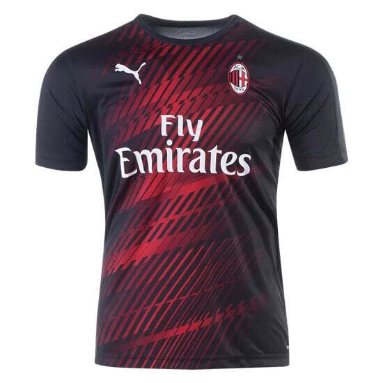 AC Milan 20-21 Pre Match Soccer Jersey Shirt - Official Replica 8987