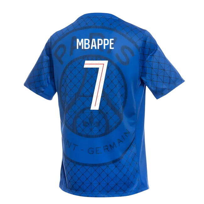 Mbappe 7 2025-2026 PSG FC Home Uniform
