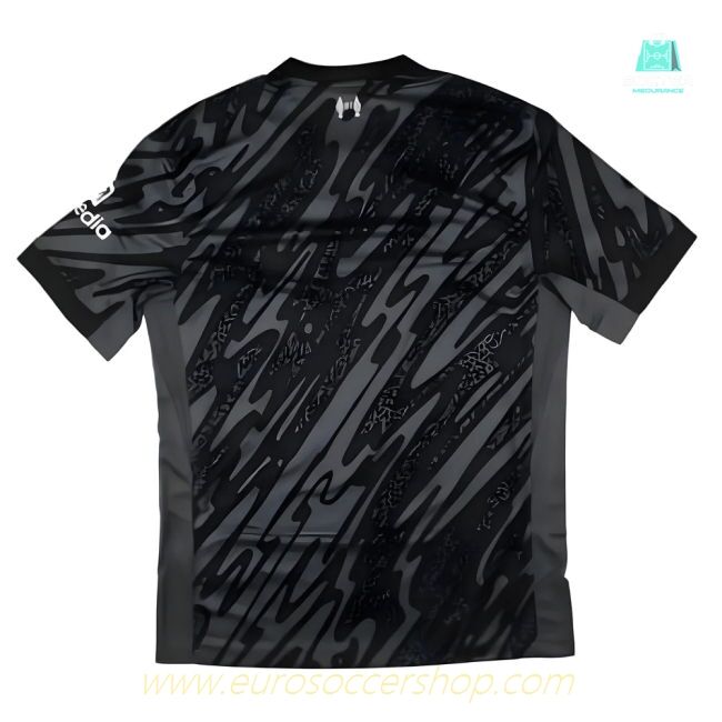 2024-2025 Liverpool Home Goalkeeper Shirt (Black) (Your Name)