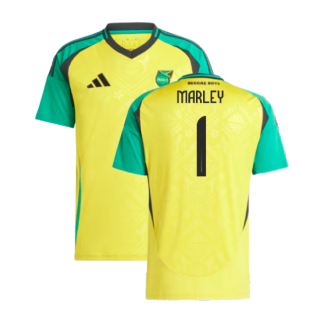 Marley 1 2024-2025 Jamaica NT Home Strip