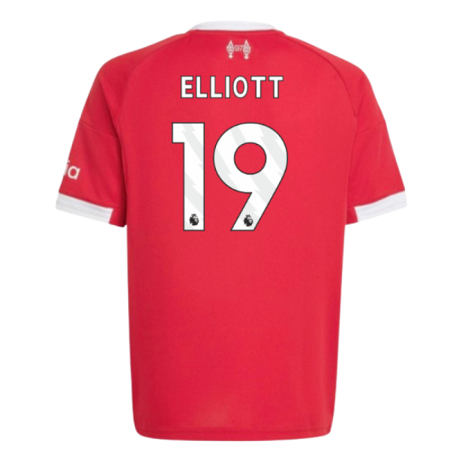Kids Liverpool Club Contemporary Home Soccer Jersey (Elliott 19)
