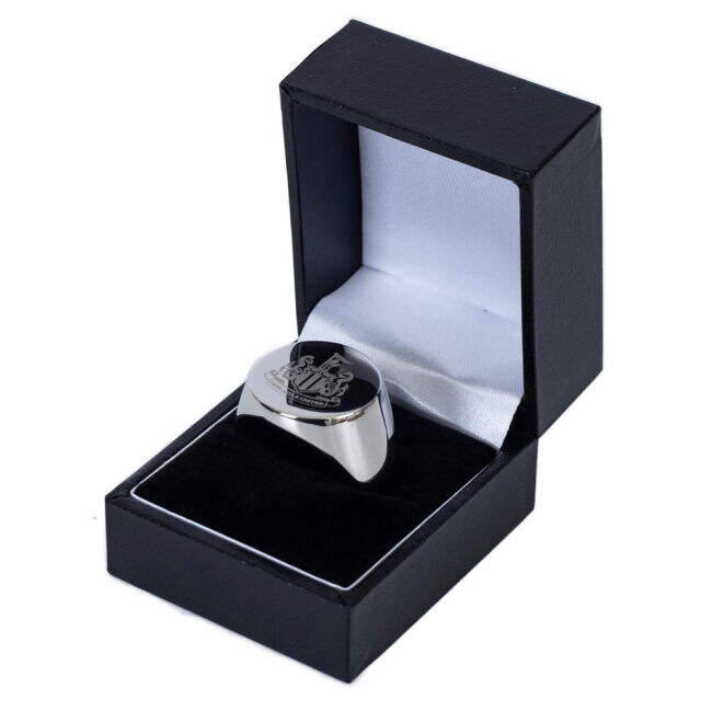 Newcastle Licensed Newcastle United FC Round Signet Ring Small
