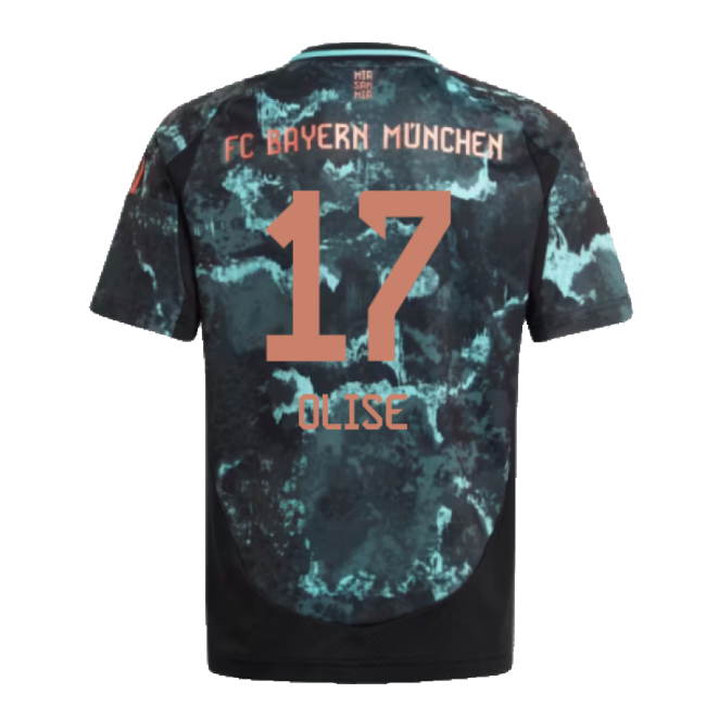 Passionate Bayern Bayern Munich Away Shirt Kids Olise #17 Authenti...