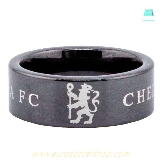 Chelsea FC Black Ceramic Ring Large