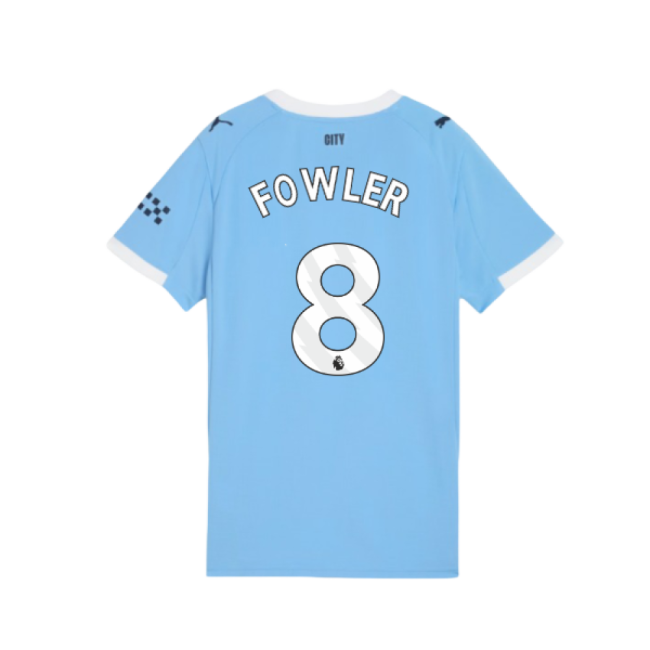 Match-Quality Man City Fowler 8 2025 2025-2026 Man City Home Shirt ...