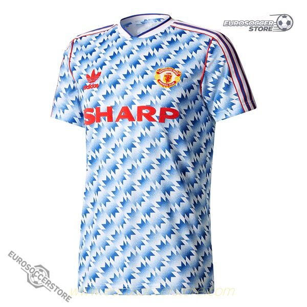 Vintage Away Football Shirt of Manchester United from 1990 to 1992