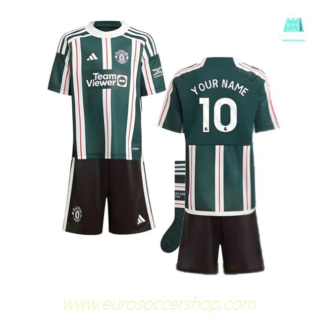 2023-2024 Man Utd Away Mini Kit (Your Name)