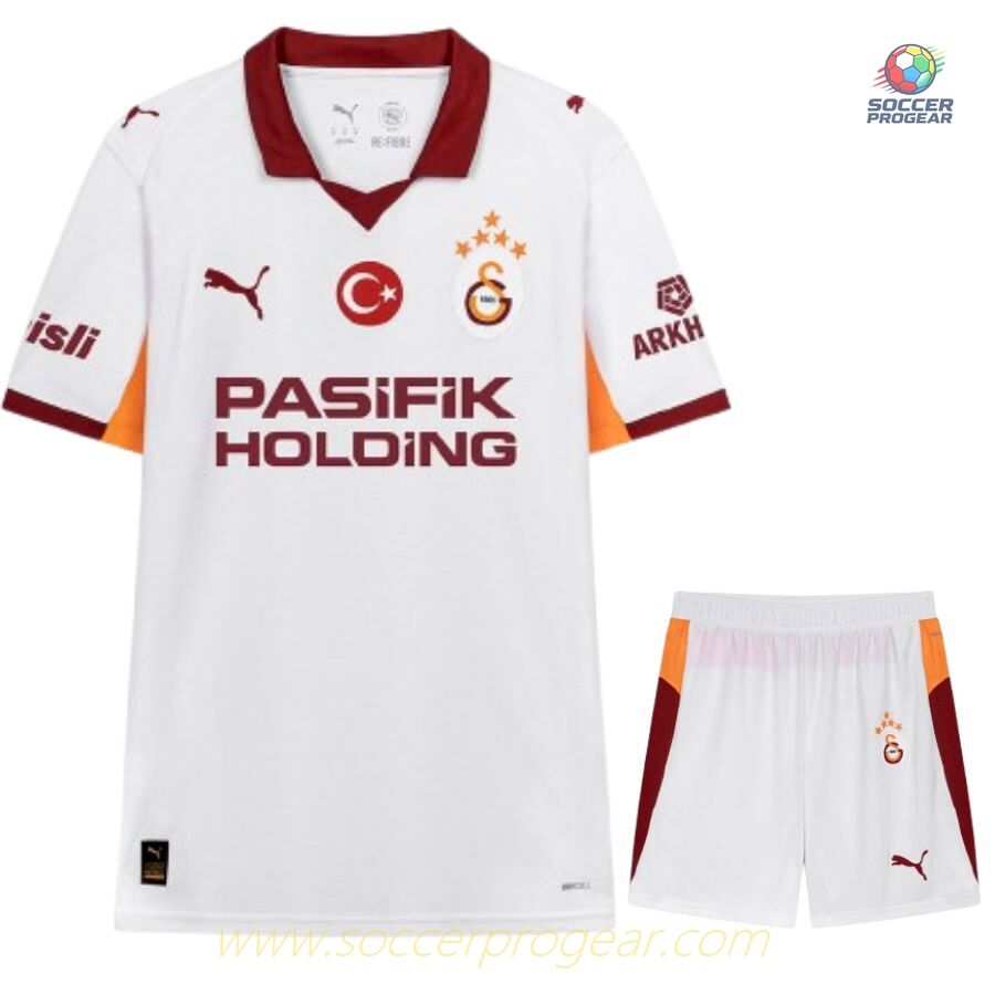 Galatasaray Kids Editionren's Away Football Team Shirt Football Jersey 2025-26 Edition