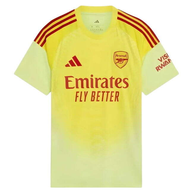 2025-2026 Home Shirt by Arsenal Goalkeeper (Men