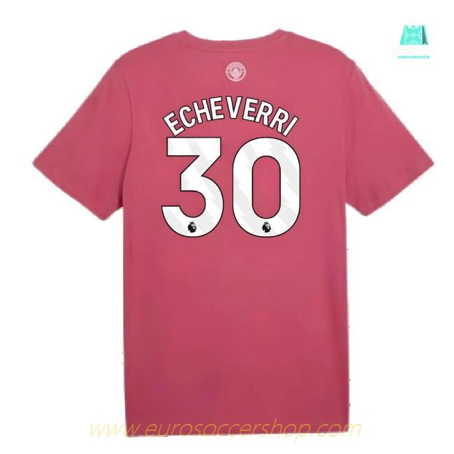 2024-2025 Man City ftblCulture Tee (Dusty Orchid) (Echeverri 30)