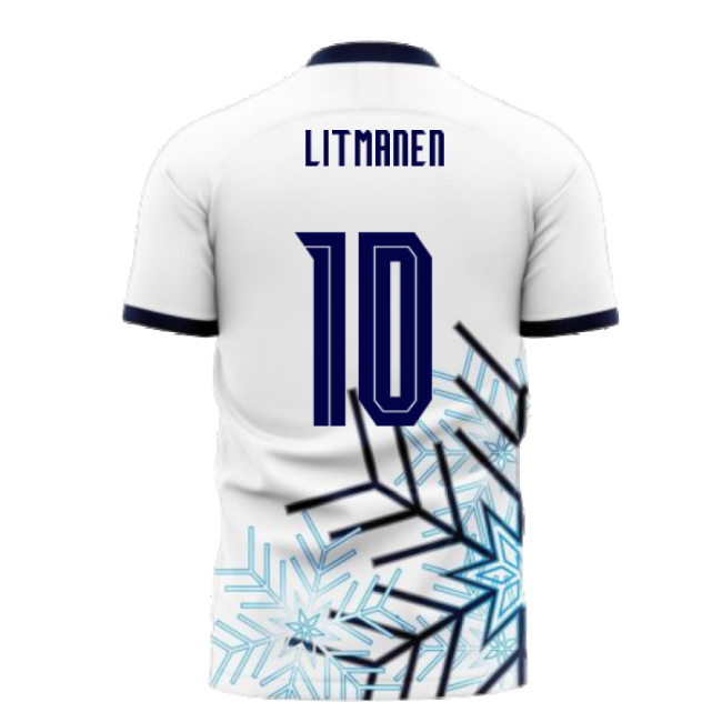 Finland Football Team Fan Jersey - Adults Version (LITMANEN 10)