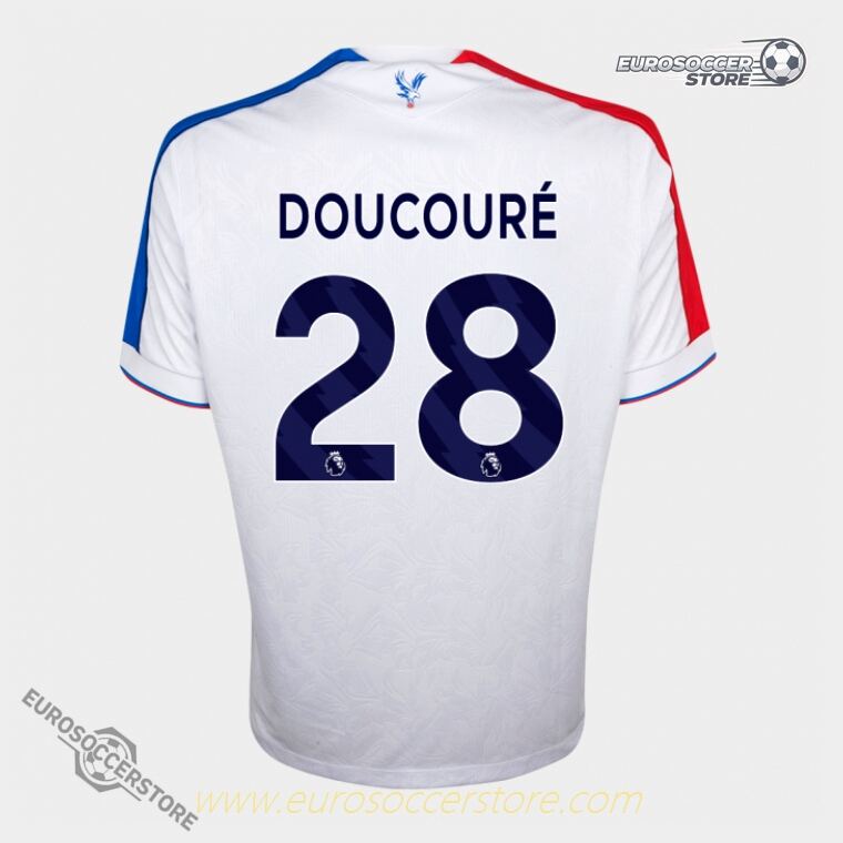 Crystal Palace 25-26 Third Eagle White Jersey DOUCOURÉ 28