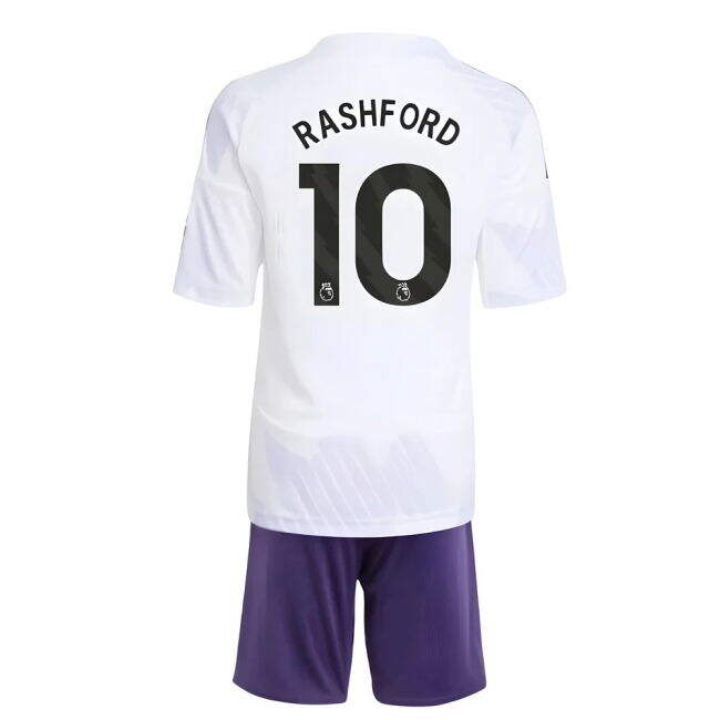 Premium Quality Football Man Utd Away Mini Kit Rashford #10 Modern...