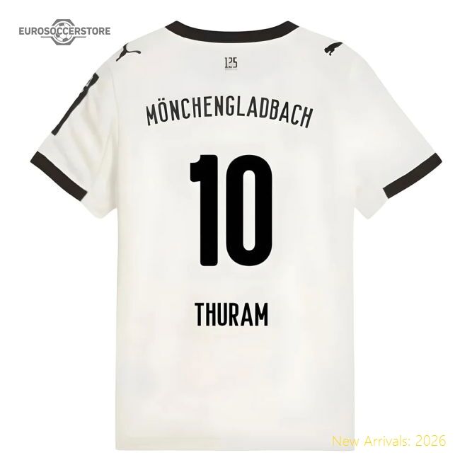 Top-grade 2025-2026 Borussia Mgb Home Shirt (kids) (thuram 10)