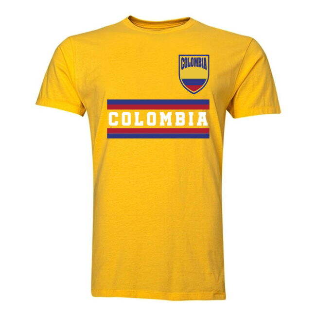 Colombia Soccer Team Sleek Home Football Shirt