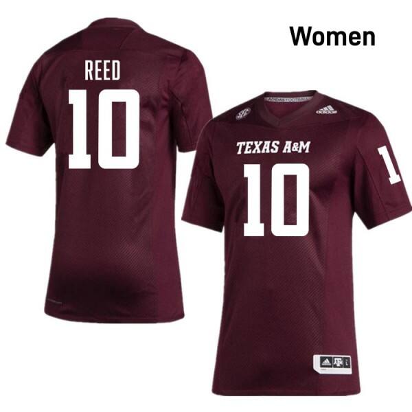 Women Texas A&m Aggies #10 Marcel Reed Pro Football Jersey