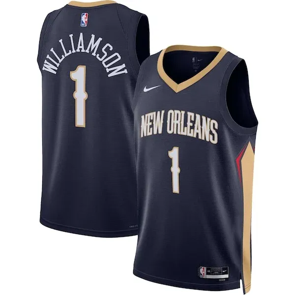Zion Williamson NOP Swingman Jersey - official NBA - Navy sports