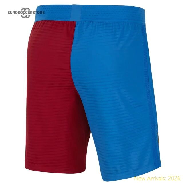 High-Quality 2021-2022 Barcelona Vapor Home Shorts (Blue)