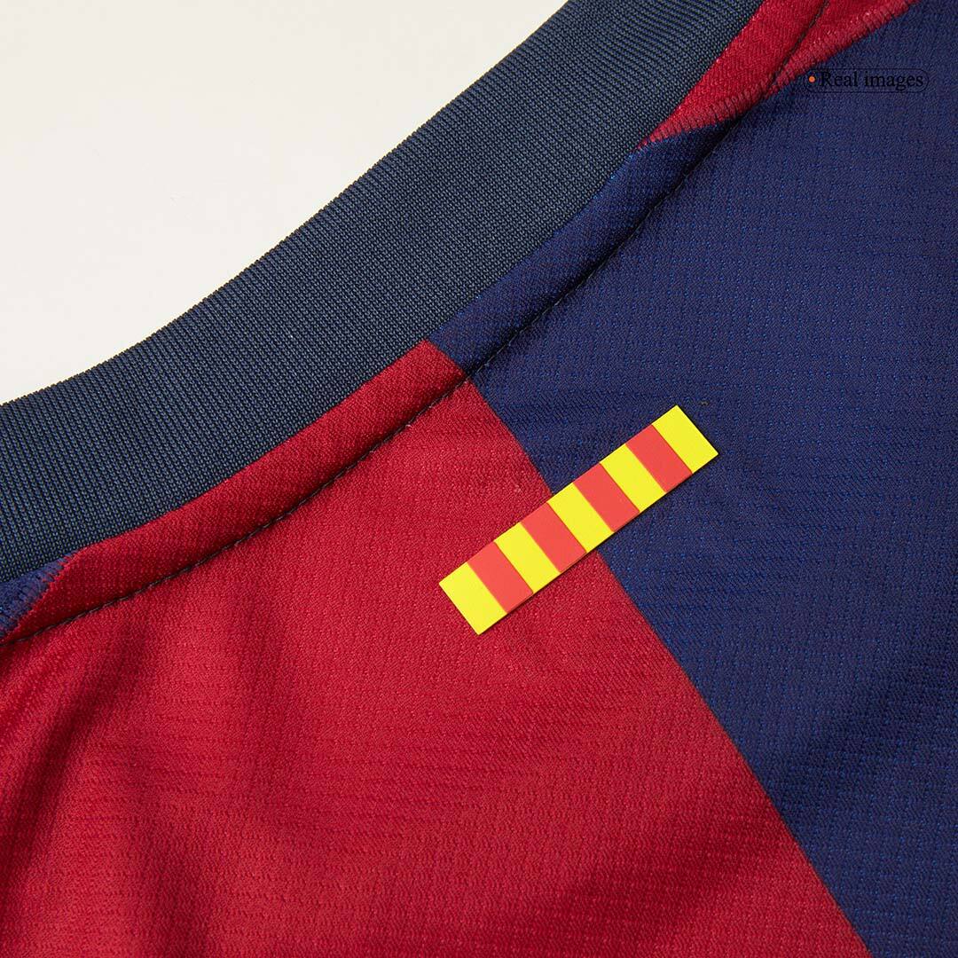 Barcelona Home Soccer Jersey 2024/25 - 125th Anniversary(Spotify Logo