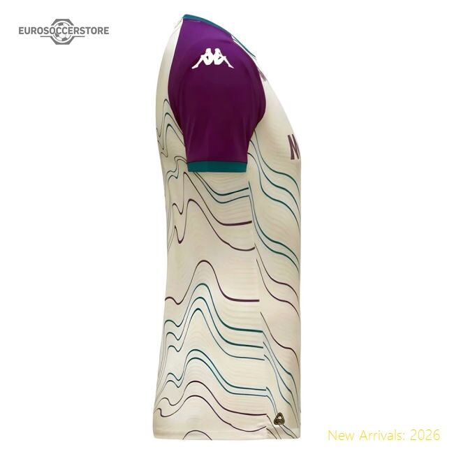 2025-2026 La Viola Pre Match Shirt (white-violet) - Supporter Edition