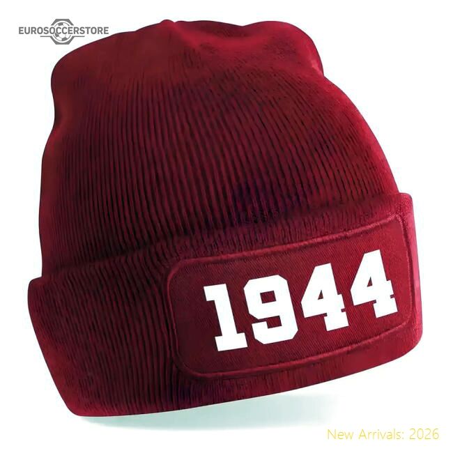 Match-Day Authentic Lille 1944 Football Beanie Hat (Red)