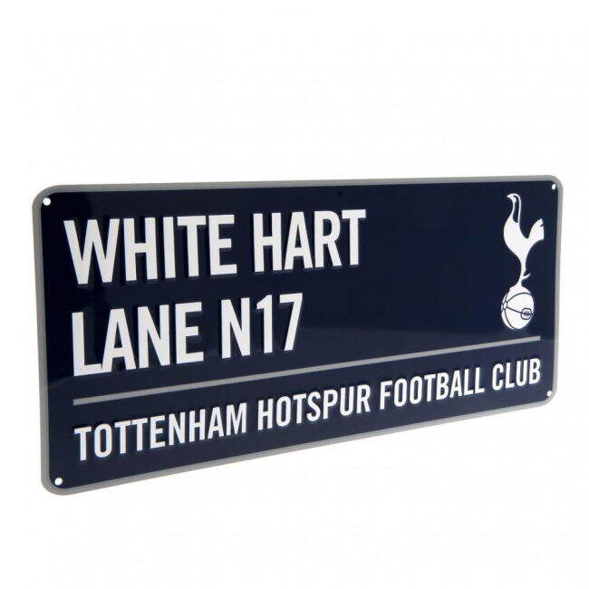 Tottenham Hotspur FC Colour Street Sign - authentic style