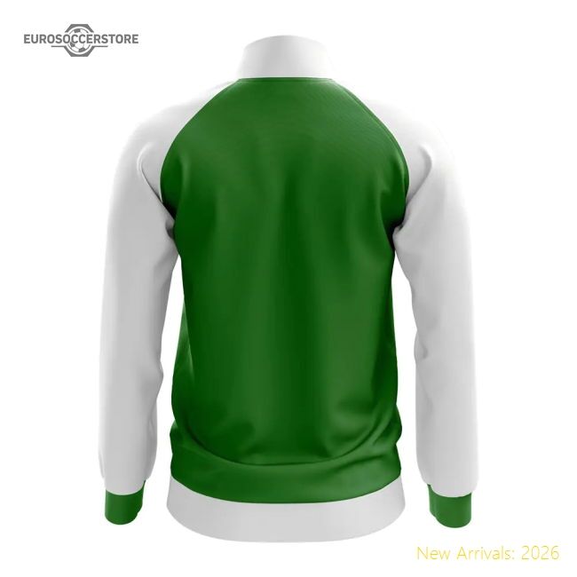 Lesotho Concept Football Track Jacket (green) - Premium Collection